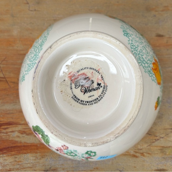 Pioneer Woman Country Garden 3 Piece Set Footed Soup Bowl, Plate & Latte Mug - Picture 7 of 16